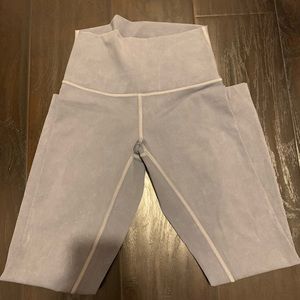 Lululemon grey snow wash leggings